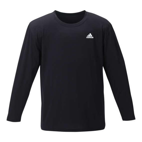 tシャツ 長袖 メンズ レディース アディダス adidas ロングスリーブシャツ 黒 ブラック 大...