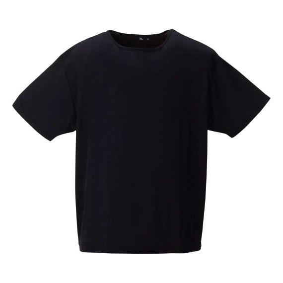 メンズ 肌着 消臭 クルーネック 半袖Tシャツ De/Ou 綿混 大きいサイズ ブラック 抗菌防臭加...