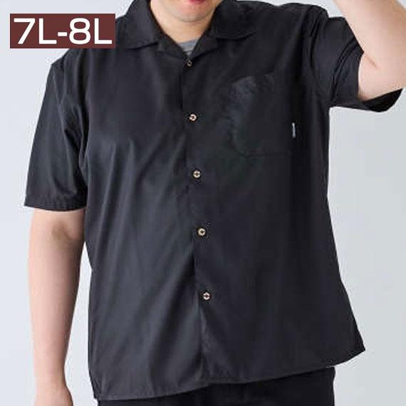 半袖シャツ メンズ ビジカジ シ ャツ ワイシャツ 黒　ブラック OUTDOOR PRODUCTS ...