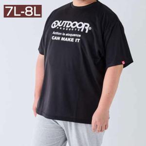 メンズ 半袖 Tシャツ DRYメッシュ 吸水速乾 アウトドア ブラック 7L 8L OUTDOOR PRODUCTS｜bloomstore