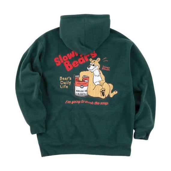 パーカー メンズ 裏起毛 プルパーカー かぶり BEAUMERE ダークフォレスト ボウメール カン...