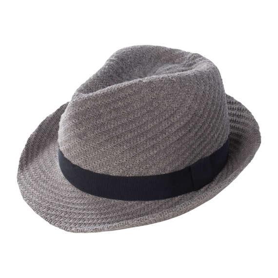 帽子 中折れハット おしゃれ 軽くて通気性がよく型崩れしにくい 調節ひも有 64ｃｍ 4Lサイズ