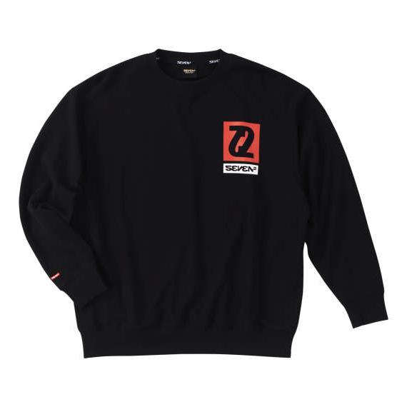 メンズ 裏毛 クルーネック トレーナー スウェット 大きいサイズ ブラック 綿 暖かい カジュアル ...