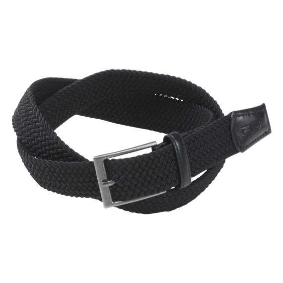 メンズ ベルト メッシュ ゴルフ スポーツ FILA GOLF ブラック 大きいサイズ カジュアル