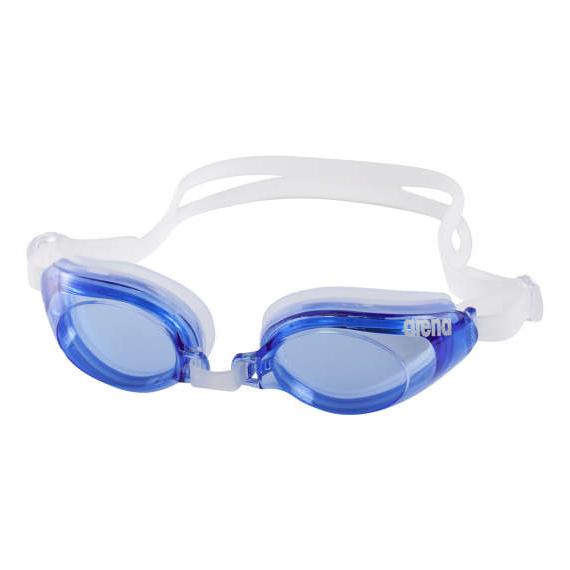 メンズ ゴーグル 水中メガネ クリア リーフィット 大きめレンズ 曇り止め ブルー スイムグラス ク...