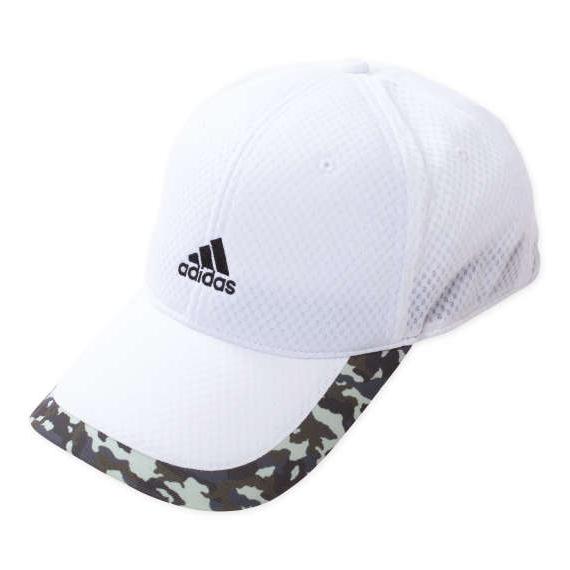 帽子 キャップ ゴルフ adidas アディダス ロゴ入り　メ ッシュ素材　大きいサイズ 62cm〜...