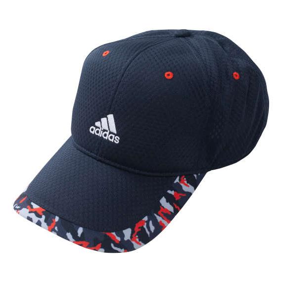 帽子 キャップ ゴルフ adidas ア ディダス ロゴ入り メッシュ素材　大きいサイズ 62cm〜...