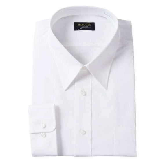 大きいサイズ ワイシャツ カッターシャツ ホワイト ビジネス メンズ レギュラーカラー 7L 8L ...
