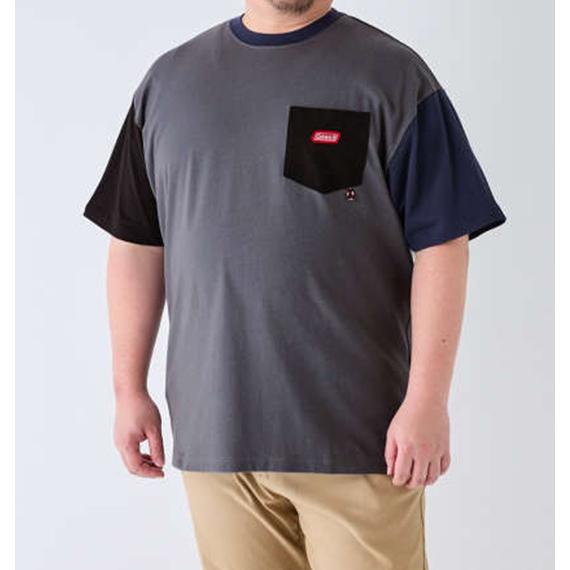 半袖tシャツ メンズ 綿100％ コールマン USAコットン ポケット付 ドライな肌触り クレイジー...