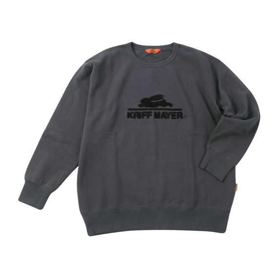 裏起毛 トレーナー サガラ ロゴ クルーネック スウェット KRIFF MAYER 大きいサイズ 綿...