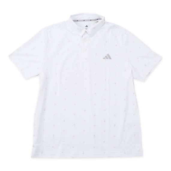 メンズ 半袖シャツ adidas golf 大きいサイズ ゴルフ スポーツ モノグラム 吸汗速乾 ボ...