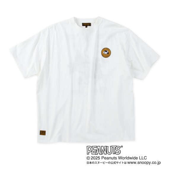 半袖Tシャツ  スヌーピーコラボ 綿 100% かっこいいバイクのモチーフ FLAGSTAFF×PE...