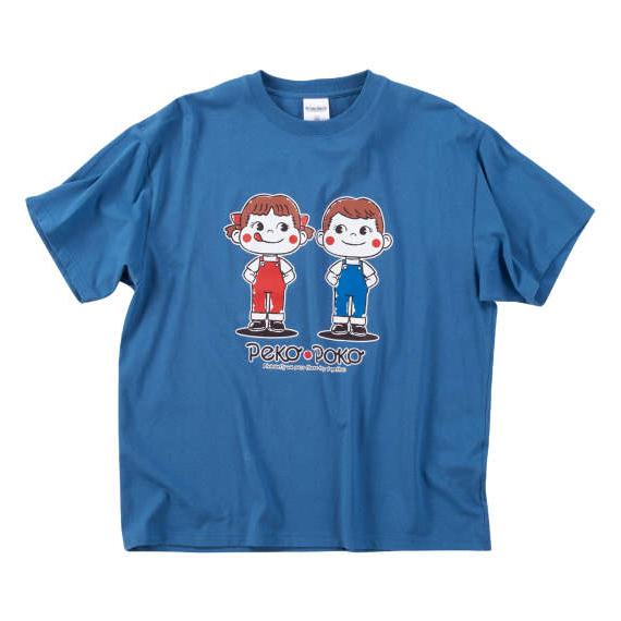 メンズ 半袖tシャツ 天竺 綿 100% PeKo&amp;PoKo ペコちゃん ポコちゃん オリエンタルブ...
