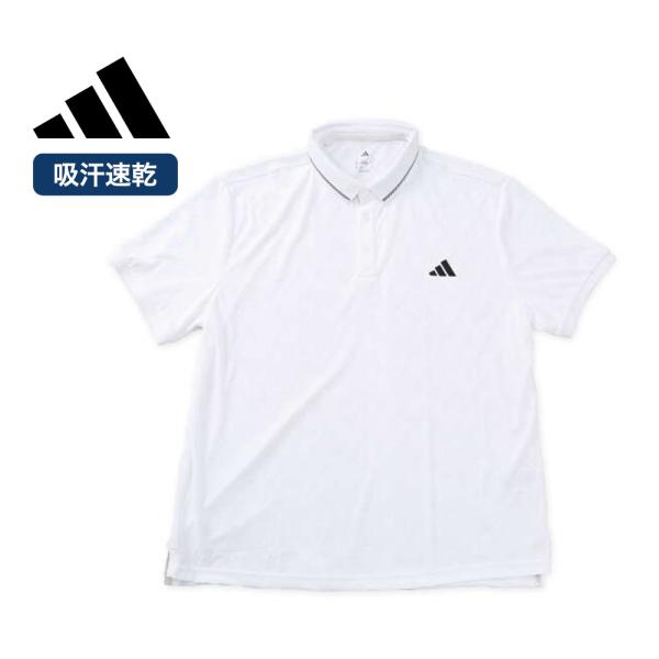 アディダスゴルフ 大きいサイズ 4XL 5XL ビッグサイズ メンズ 半袖シャツ ポロシャツ CLI...