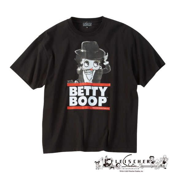 BETTY BOOP ベティブープ ベティちゃん 大きいサイズ メンズ Tシャツ 半袖 プリントTシ...