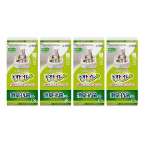 1週間消臭・抗菌デオトイレ取替専用消臭シート10枚×4袋