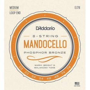 D'Addario・ダダリオ / EJ78 Mandolin Family マンドチェロ用弦 Phosphor Bronze 4本セット .022｜bloomz