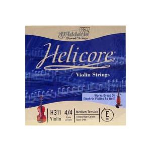 ★ D’Addario ダダリオ / Helicore ヘリコア バイオリン弦 分数弦 3／4〜1／16サイズ用（Ｅ線H311、Ａ線H312、Ｄ線H313、Ｇ線H314）｜bloomz