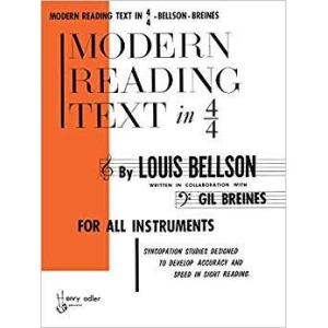 MODERN READING TEXT IN 4/4 (Louie Bellson著) / 初見の速度や正確さの向上に パーカッション・ドラム輸入教則本｜bloomz