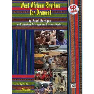 WEST AFRICAN RHYTHMS FOR DRUMSET (Royal Hartigan著) / 両手両足独立トレーニング教本 CD付き パーカッション・ドラム輸入教則本｜bloomz