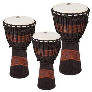 ★ TOCA トカ /  WOOD DJEMBES  Street Series Carved Djembe-Brown/Black-Small TSSDJ-SB  ジャンベ 8インチ｜bloomz