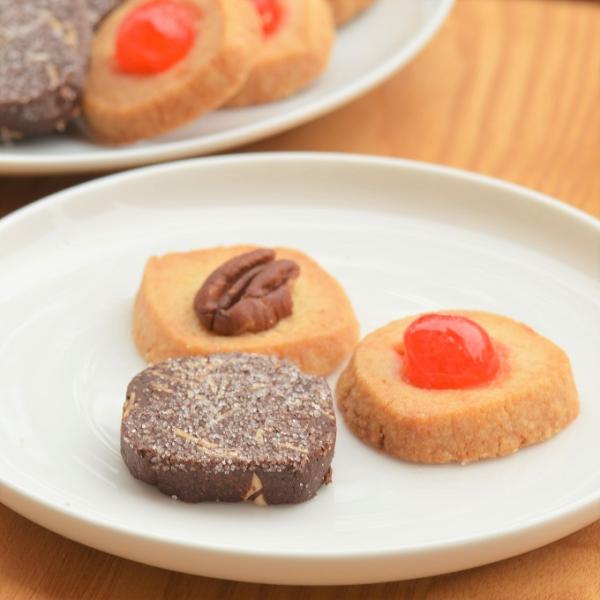 3色クッキー 【北海道産小麦・よつ葉バター・素精糖使用】