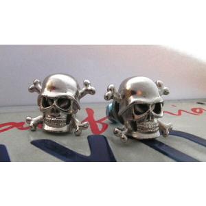 4個 2セット スカル がいこつ ドクロ どくろ ナンバープレート