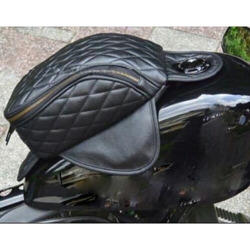 ハーレー タンクバッグ ダイヤモンドステッチ ショベル スポーツスター サドルバック XL883 X...