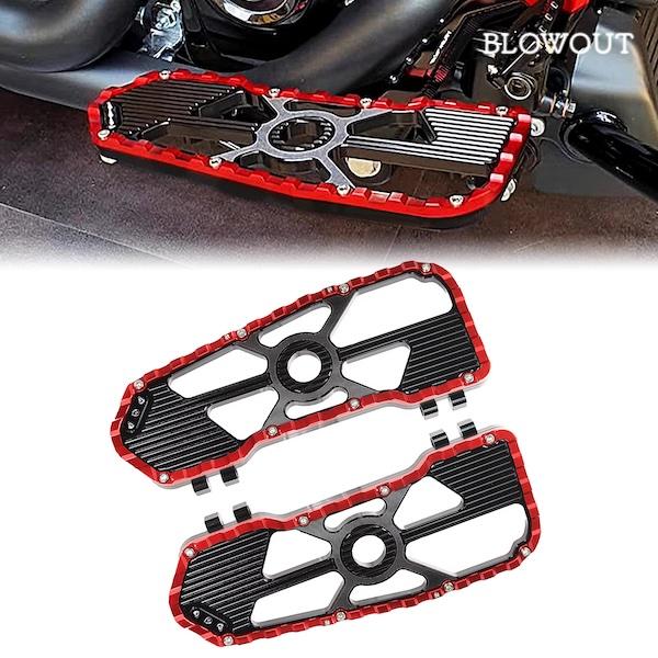 ハーレー クラブスタイル B/S MXペグ フットペグ フロアボード フットボード ツーリング ソフ...