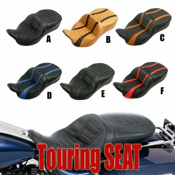 ハーレー ツーリング シート ドライバー パッセンジャー ロードキング ロードグライド ストリートグ...