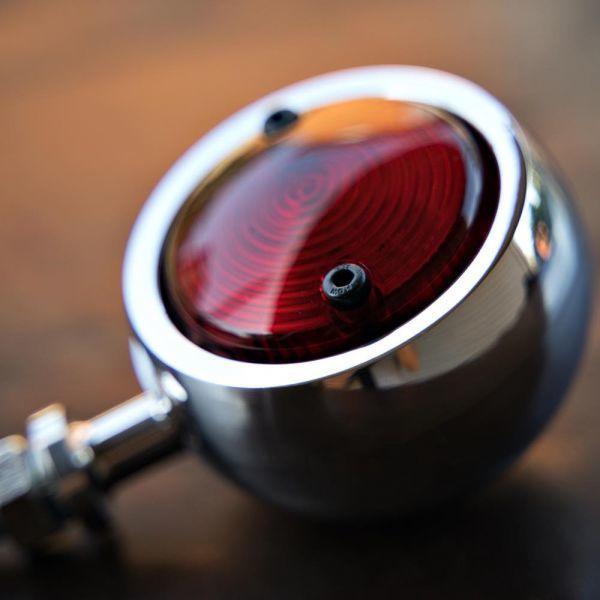 アルミポリッシュ テールライト テールランプ ビンテージ ハーレー ショベル パン ナックル ボバー...