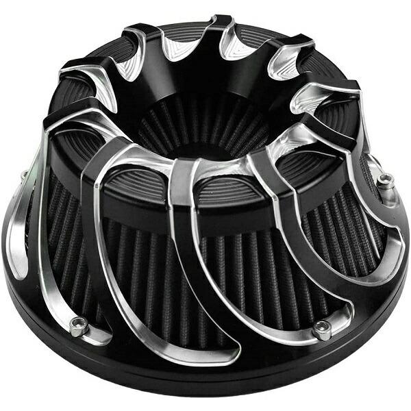 エアクリーナー スポーツスター CNCアルミ xl883 xl1200 48 ハイフロー アイアン ...