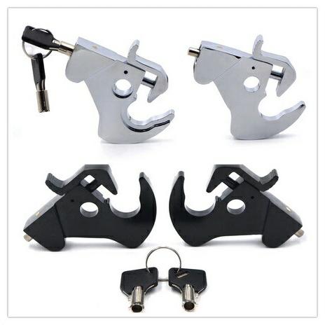 ハーレー ロック付き デタッチャブルラッチ 2個セット  ロッキング バックレスト シーシーバー キ...