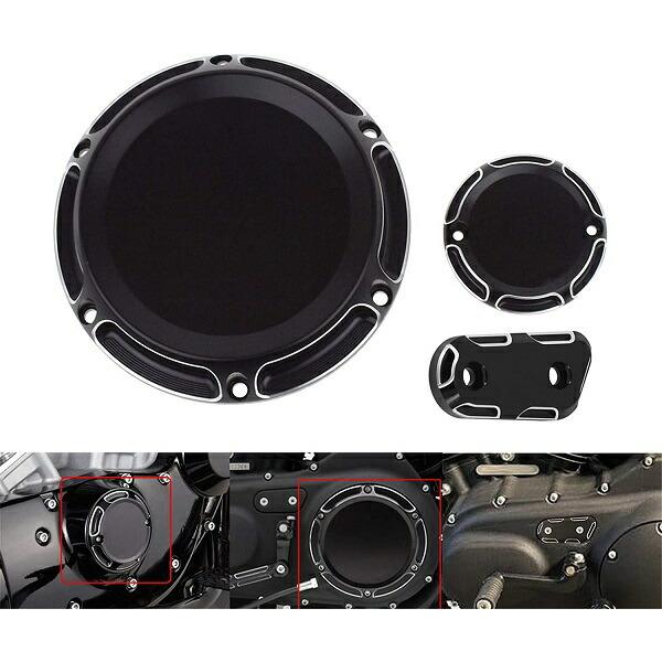 お得な3点セット ハーレー スポーツスター XL883 XL1200 X48 72 ダービーカバー ...