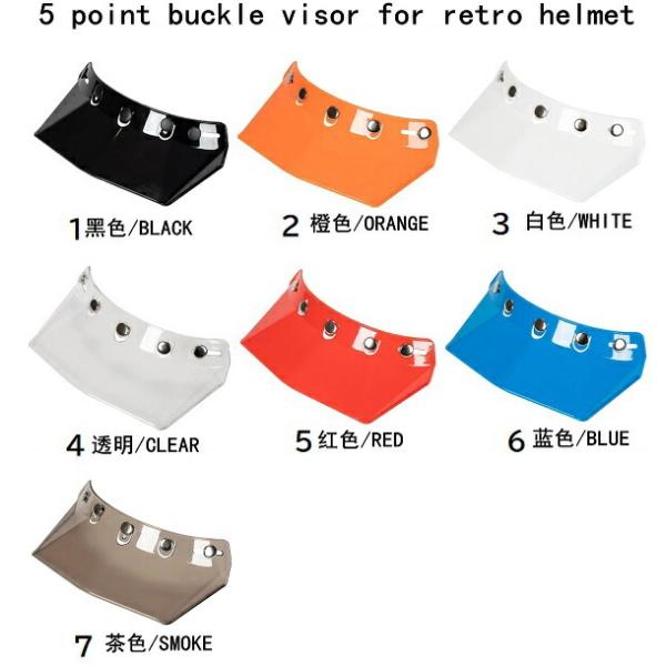 5スナップ ヘルメットバイザー ビンテージ ヘルメット  BELL BELL MOTO3 SIMPS...