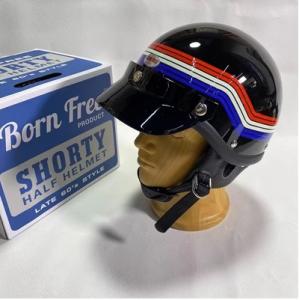 バーストヘルメット　ショベル　チョッパー　ショーティー　burst shorty Blowout ショーティーヘルメット SHORTY ヘルメット ダッジブルー