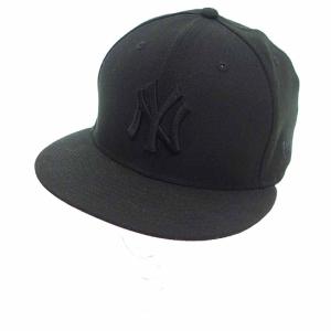 ニューエラ/NEW ERA NEWYORK Yankees ニューヨーク ヤンキース 刺繍 キャップ 71J23 サイズ ユニセックス7.375 ブラック ランクA  (中古)｜blowz