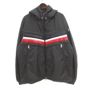 モンクレール/MONCLER TINIAN GIUBBOTTO フード ジップ ダウン ナイロン ジャケット 90H23 サイズ メンズ4 グレー ランクA  (中古)｜blowz