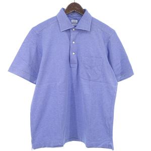 フェアファクス/FAIRFAX SLIM FIT 半袖 ポロシャツ シャツ 52C24 サイズ メンズL ブルー ランクA  (中古)｜blowz