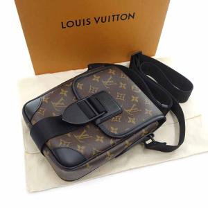 ルイヴィトン/LOUIS VUITTON モノグラム マカサー アーチー メッセンジャー PM  ショルダーバッグ 10B24 サイズ ユニセックス- ブラウン ランクA  (中古)｜blowz