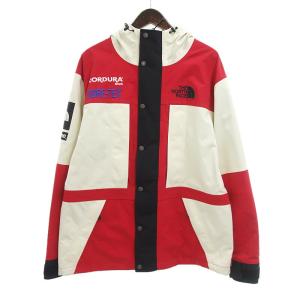 シュプリーム/SUPREME 18AW The North Face Expedition ジャケット 20D24 サイズ メンズL ホワイト/レッド ランクC  (中古)｜blowz