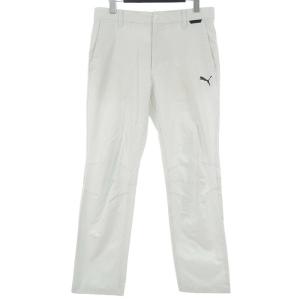 プーマ/PUMA GOLF ゴルフ ジオメトリック 総柄プリント スラックス ロング パンツ 71D24 サイズ メンズM ホワイト ランクA  (中古)｜blowz