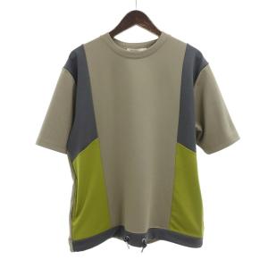 ハブアンドスポーク/HUB＆SPOKE ストレッチ マルチ 半袖 クルーネック Tシャツ 50F24 サイズ メンズL マルチ ランクA  (中古)