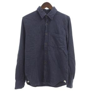 グランシャツ/Glanshirt コットン 長袖 シャツ 52D24 サイズ メンズ38 ネイビー ランクC  (中古)｜blowz