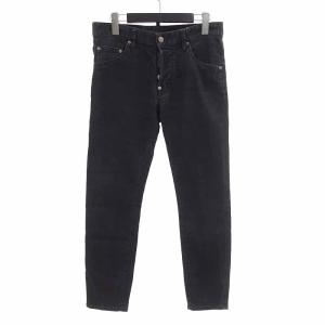 ディースクエアード2/DSQUARED2 22SS Skater Jeans ストレッチ スケーター デニム パンツ 13E24 サイズ メンズ46 ブラック ランクB  (中古)｜blowz