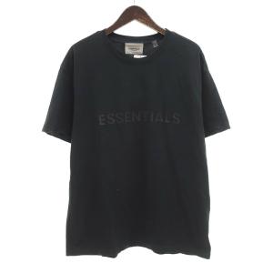 エッセンシャルズ/ESSENTIALS LOGO S/S TEE ロゴプリント 半袖 Tシャツ 03E24 サイズ メンズS ブラック ランクB  (中古)｜blowz