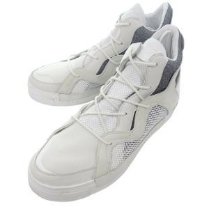 ワイスリー/Y-3 RIYAL ? レザー ハイカット スニーカー 31E24 サイズ レディースUS7.5 ホワイト ランクB  (中古)｜blowz