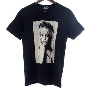 ヒステリックグラマー/HYSTERIC GLAMOUR 0261CT26 COURTNEY LOVE MONO コートニーラブ Tシャツ 72E24 サイズ メンズS ブラック ランクA  (中古)｜blowz