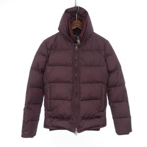 エイケイエム/AKM B015 BORDER SKI JACKET ダウン ブルゾン ジャケット 70F23 サイズ メンズM ボルドー系 ランクB  (中古)｜blowz