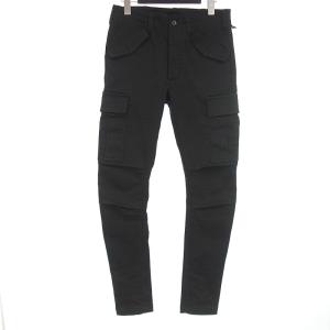 ダブルジェイケイ/WJK 21AW 5306 cs57a M65 skinny pants カーゴ パンツ 62F23 サイズ メンズS ブラック ランクA  (中古)｜blowz